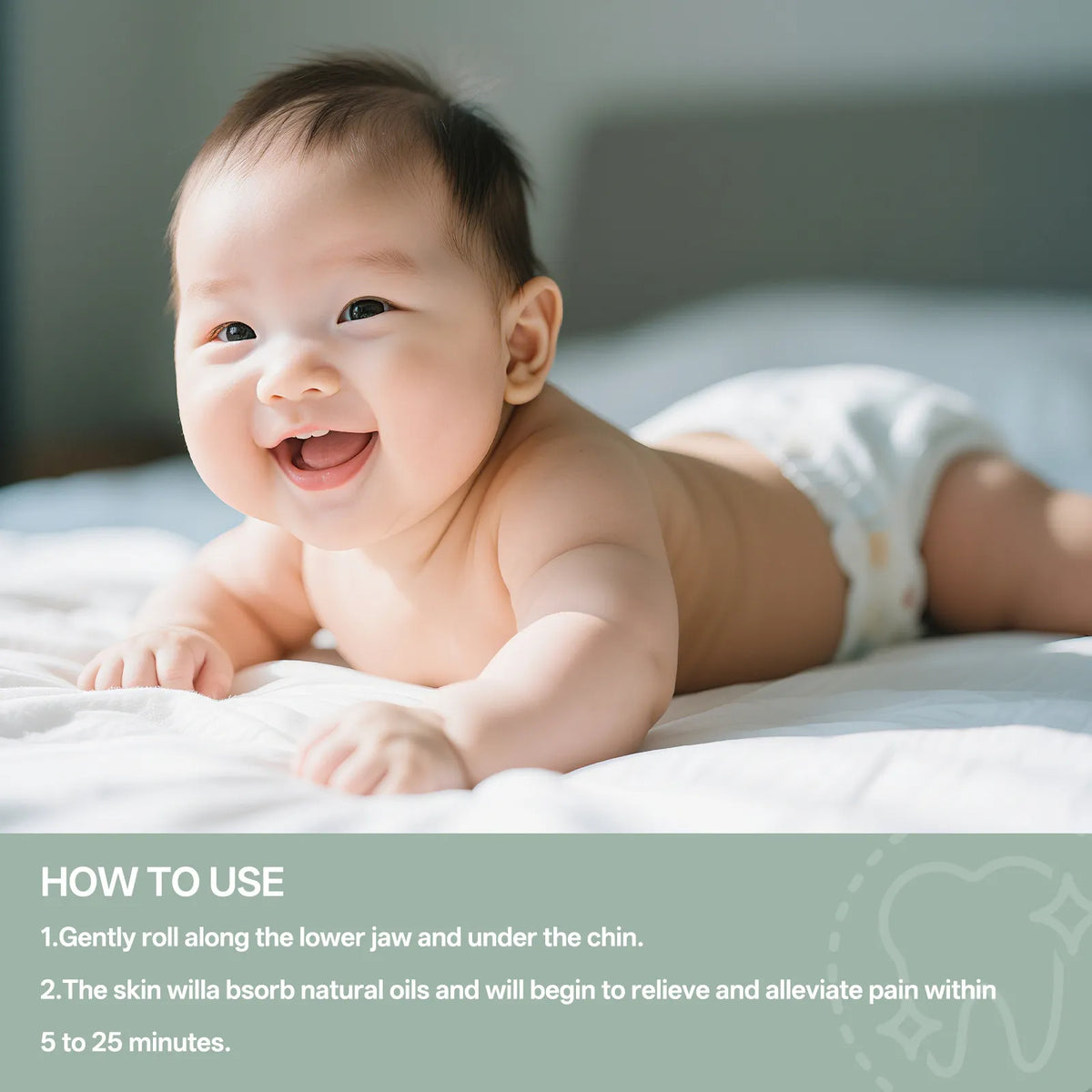 WIIEY Baby Teething Comfort Roller - Make Your Baby Smile Again