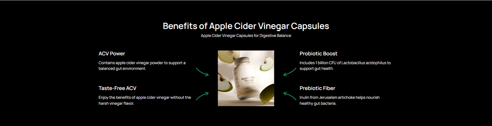 Apple Cider Vinegar Capsules benefits