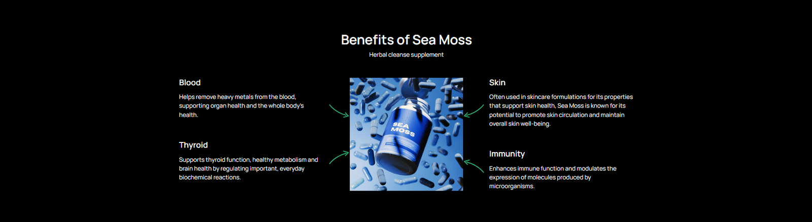 Sea Moss benefits
