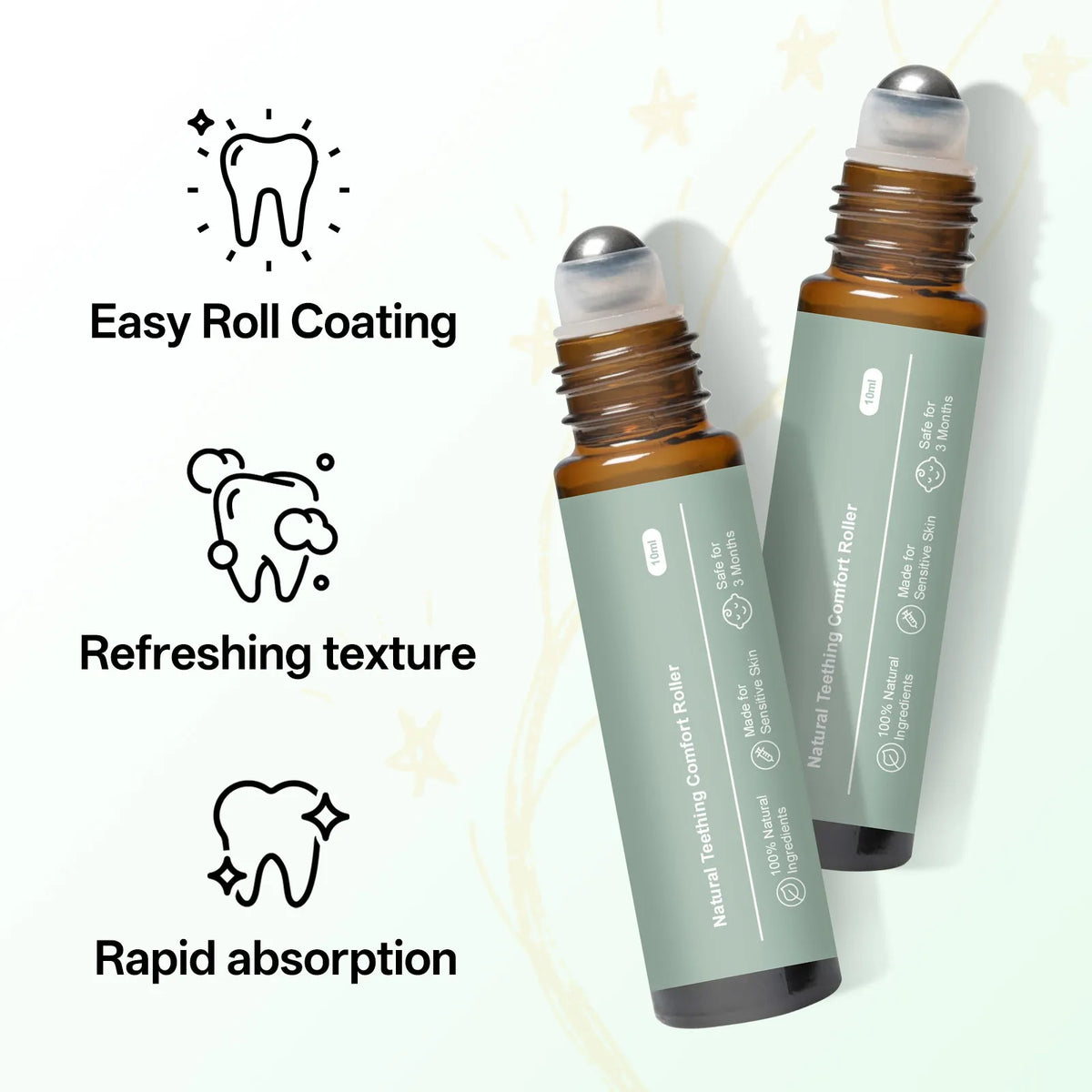 WIIEY Baby Teething Comfort Roller - Make Your Baby Smile Again